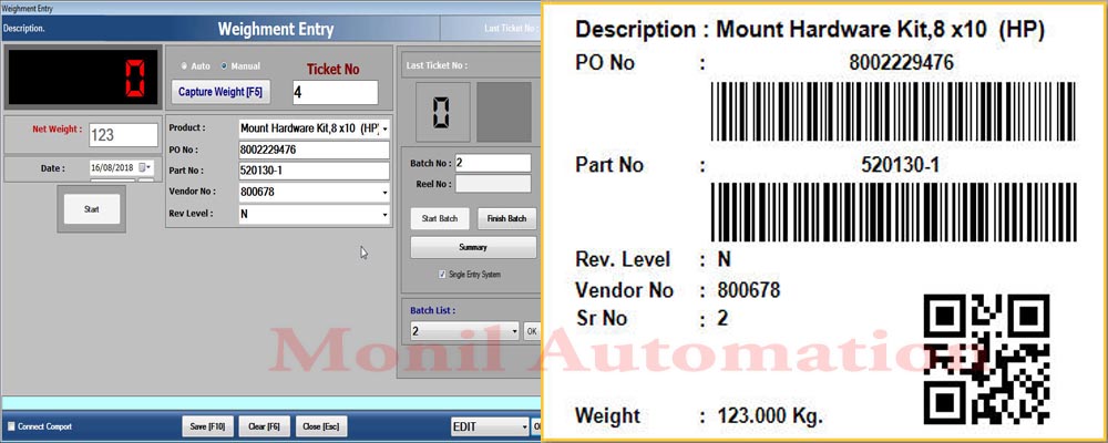 Batch weighbridge software, Free Batch weighbridge software