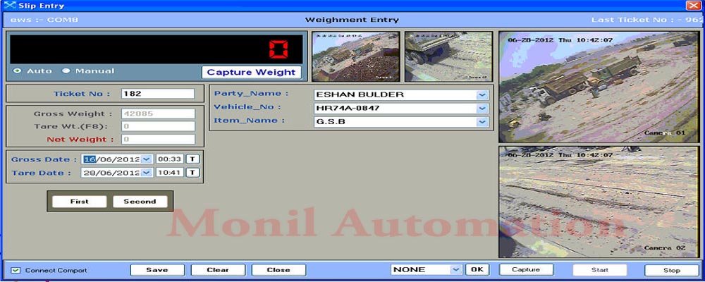 weighbridge CCTV Software