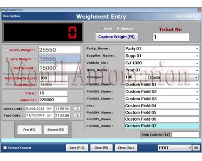 Weighbridge Software, Weiging Software